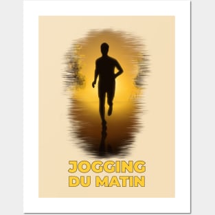 Jogging du matin Posters and Art